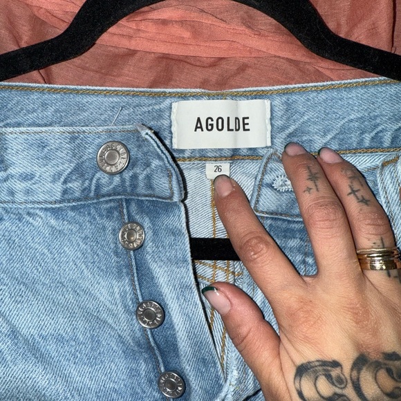 Agolde Low Rise Baggy in Spark - Picture 6 of 11